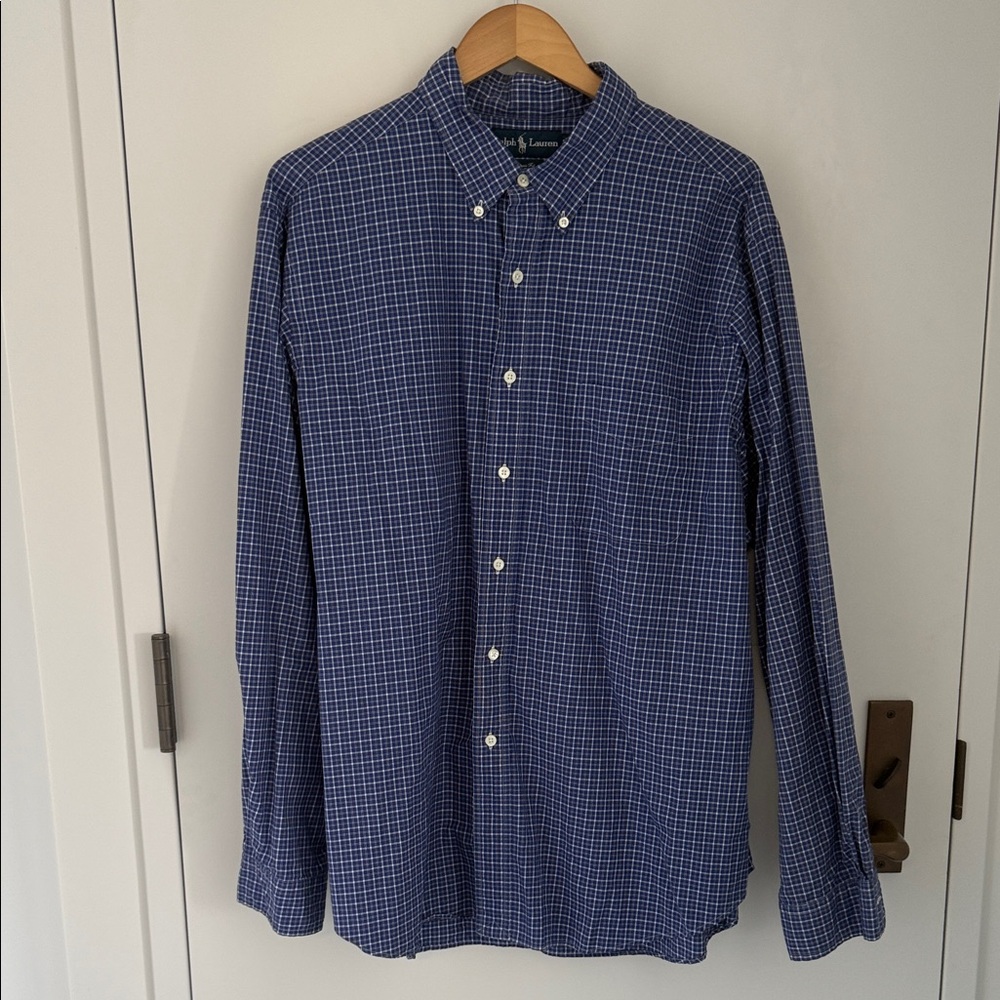 Ralph Lauren Men’s Classic Fit Button-Down Collar One Pocket No Pony Logo 18|XXL